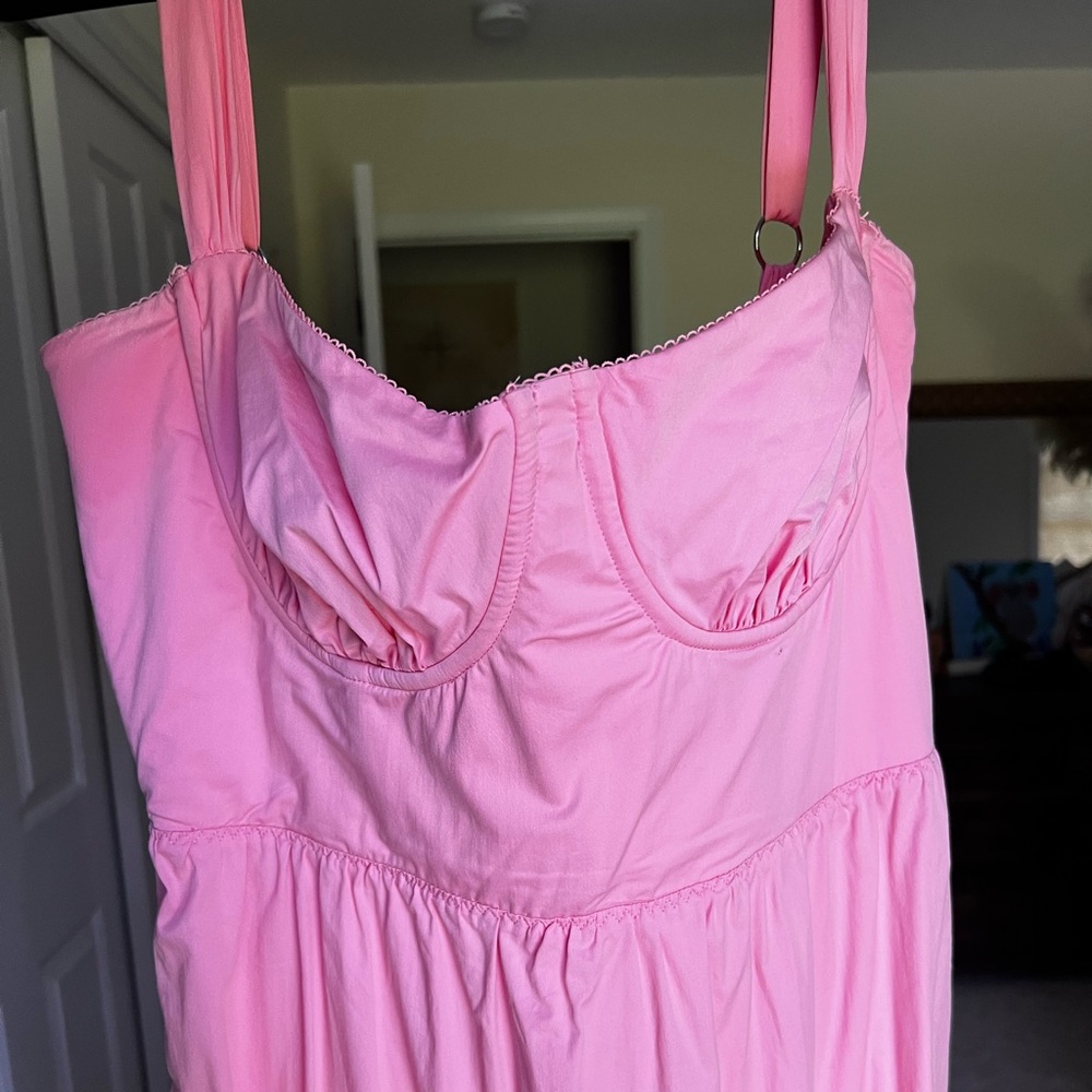 Pink Midi Dress - Picture 13 of 16
